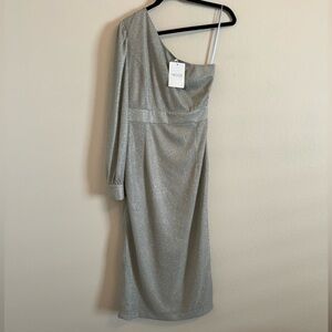 2 MOOD One Shoulder Sparkling Party Dress